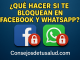 imagen del icono bloqueado de whatsapp y de facebook