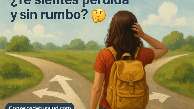 ikigai imagen de una mujer de espalda preguntandose qué camino cojer